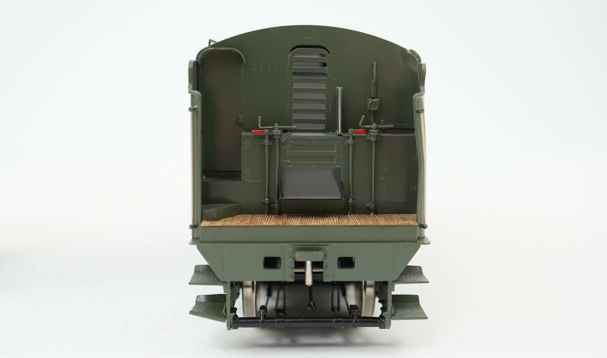 An 0 Gauge L.H. Loveless & Co. by F M Models, model of LNER Class W1 ‘Hush Hush’ 10000, 4-6-4 streamlined tender locomotive, powered for two rail operation, with original box.